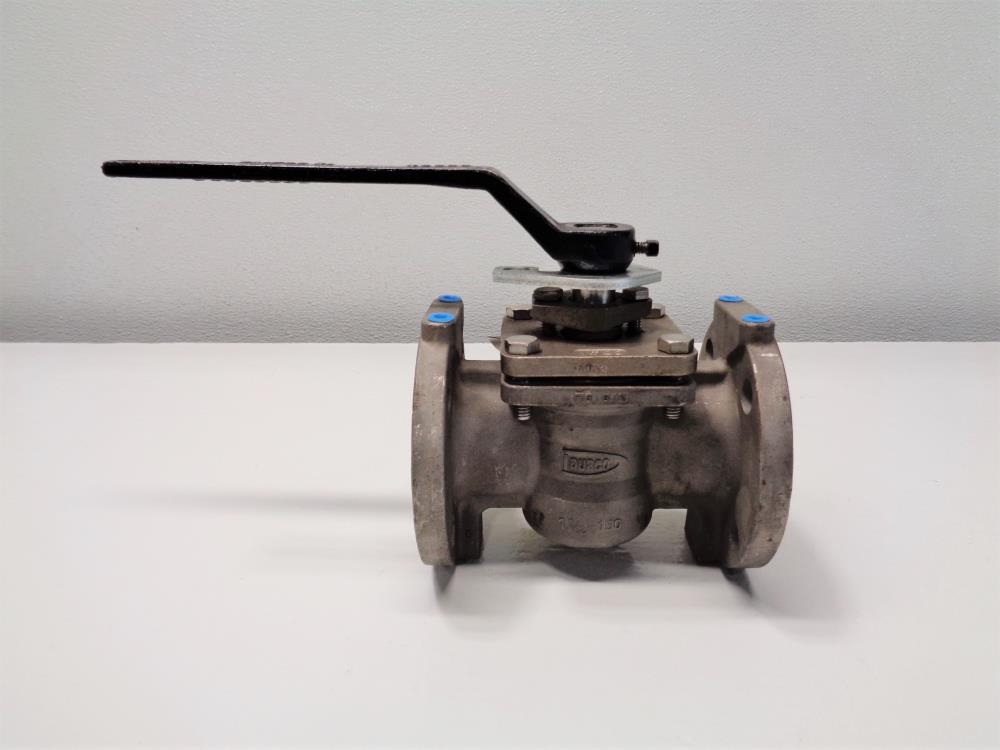 Durco 1-1/2" 150# CF8M Plug Valve #1.5-G4-11C110T0M11A